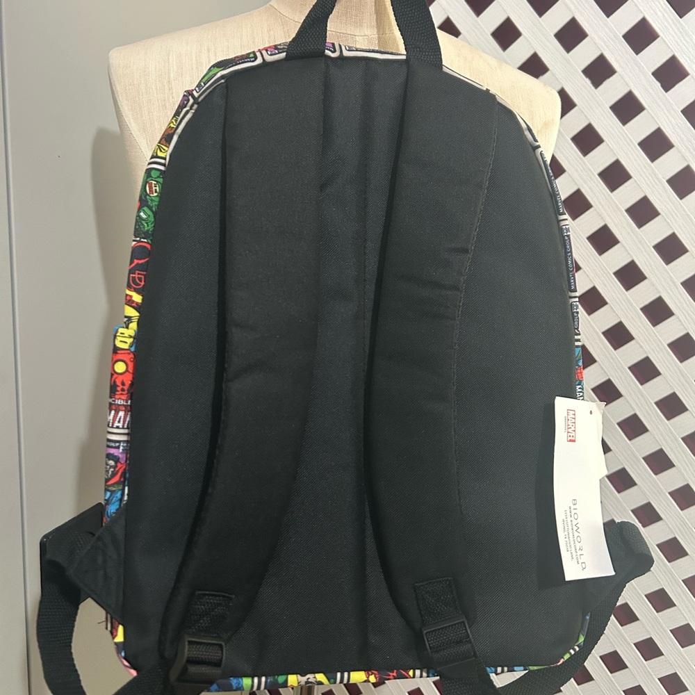 Marvel Multicolor Comic Panel Kids Backpack - Picture 2 of 2